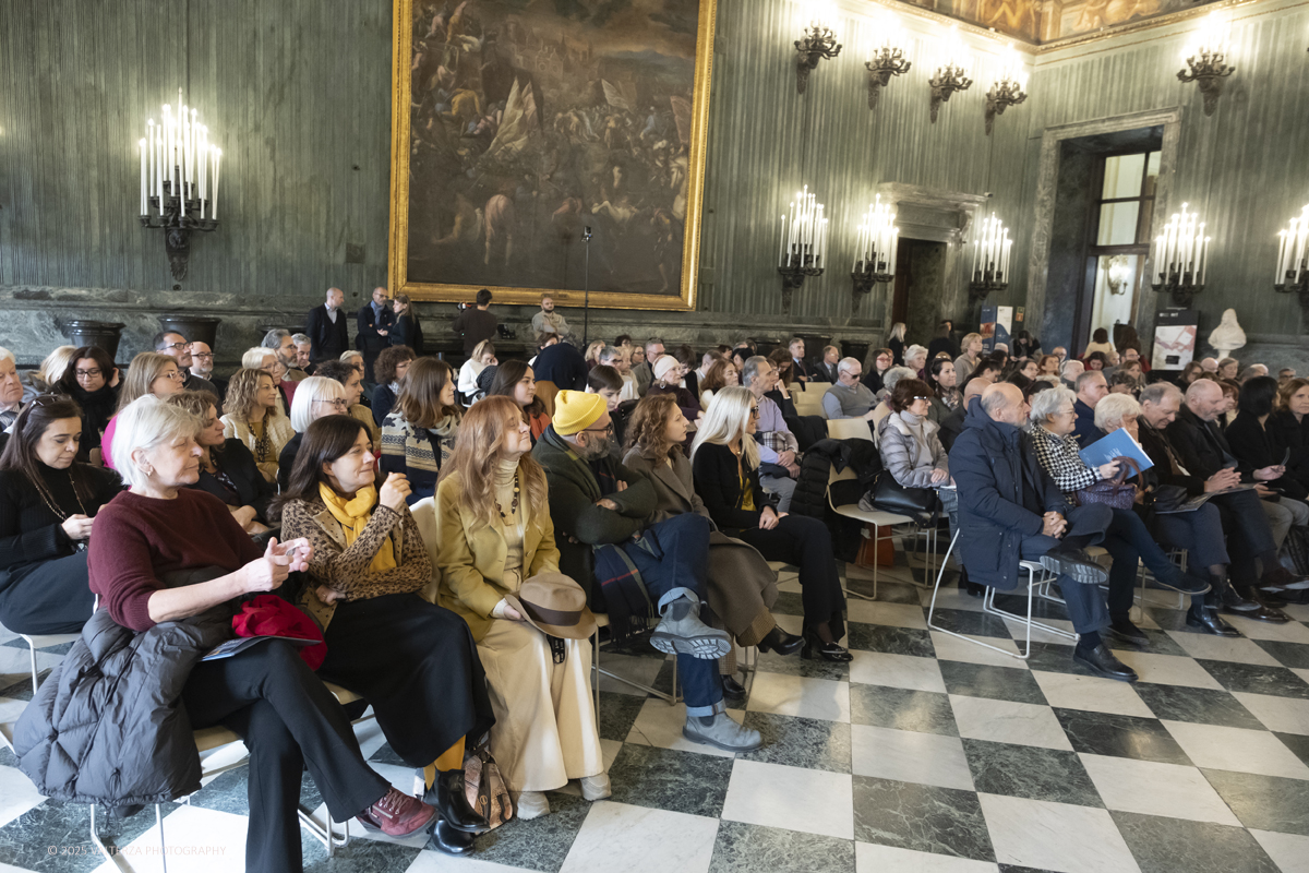 _DSF0047.jpg - 22/11720'25. Torino. Dal 22 novembre 2025 al 3 maggio 2026, le Sale Chiablese dei Musei Reali di Torino ospitano una mostra dedicata a Orazio Gentileschi (Pisa, 1563 â€“ Londra, 1639), uno dei piÃ¹ importanti artisti italiani del Seicento, la cui straordinaria qualitÃ  pittorica fu premiata da un successo in vita pari a quello di Caravaggio, Rubens e Van Dyck. Nella foto un momento della presentazione della mostra ai Musei Reali