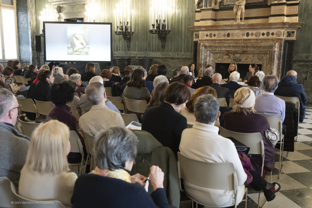 _DSF0062.jpg - 22/11720'25. Torino. Dal 22 novembre 2025 al 3 maggio 2026, le Sale Chiablese dei Musei Reali di Torino ospitano una mostra dedicata a Orazio Gentileschi (Pisa, 1563 â€“ Londra, 1639), uno dei piÃ¹ importanti artisti italiani del Seicento, la cui straordinaria qualitÃ  pittorica fu premiata da un successo in vita pari a quello di Caravaggio, Rubens e Van Dyck. Nella foto un momento della presentazione della mostra ai Musei Reali