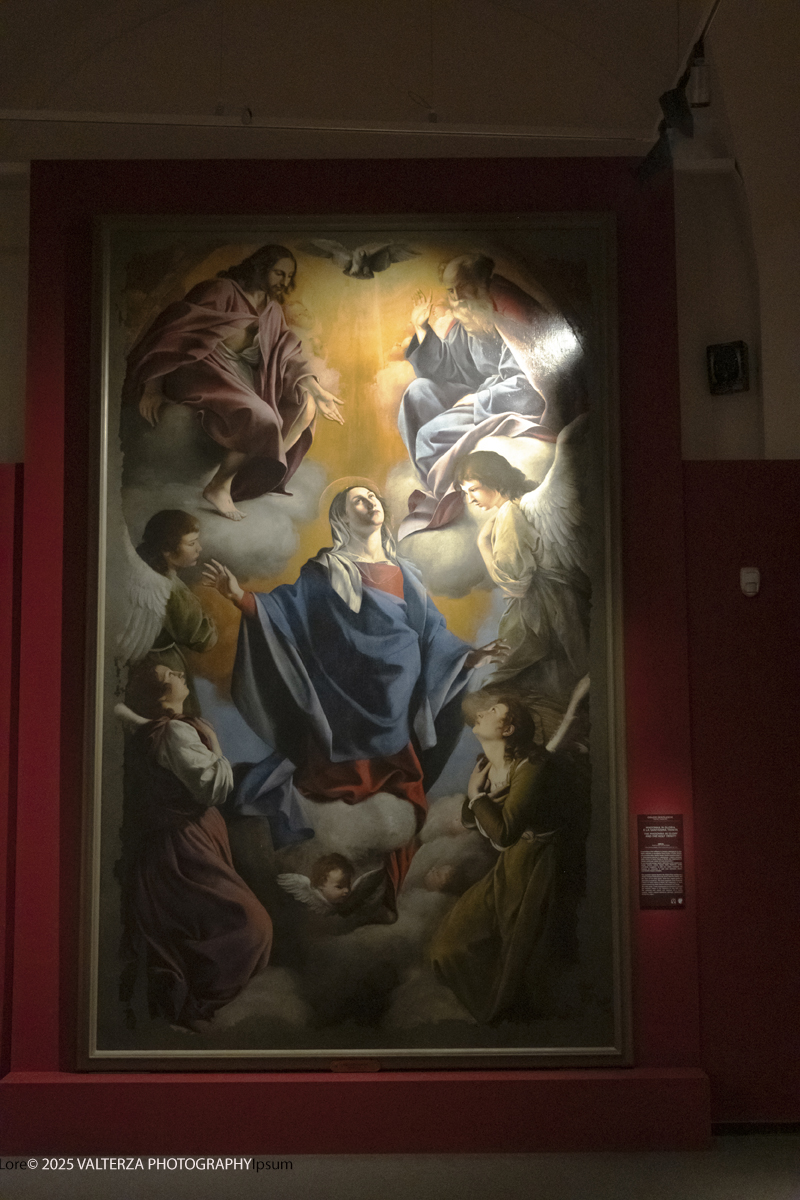 _DSF0176.jpg - 22/11720'25. Torino. Dal 22 novembre 2025 al 3 maggio 2026, le Sale Chiablese dei Musei Reali di Torino ospitano una mostra dedicata a Orazio Gentileschi (Pisa, 1563 â€“ Londra, 1639), uno dei piÃ¹ importanti artisti italiani del Seicento, la cui straordinaria qualitÃ  pittorica fu premiata da un successo in vita pari a quello di Caravaggio, Rubens e Van Dyck. Nella foto Orazio Gentileschi Madonna in Gloriae la Santissima TrinitÃ , 1605 ca