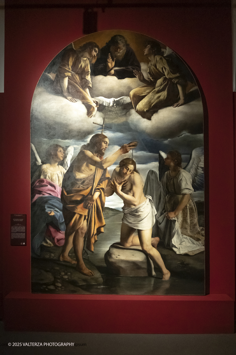_DSF0193.jpg - 22/11720'25. Torino. Dal 22 novembre 2025 al 3 maggio 2026, le Sale Chiablese dei Musei Reali di Torino ospitano una mostra dedicata a Orazio Gentileschi (Pisa, 1563 â€“ Londra, 1639), uno dei piÃ¹ importanti artisti italiani del Seicento, la cui straordinaria qualitÃ  pittorica fu premiata da un successo in vita pari a quello di Caravaggio, Rubens e Van Dyck. Nella foto Orazio Gentileschi Battesimo di Cristo , 1607