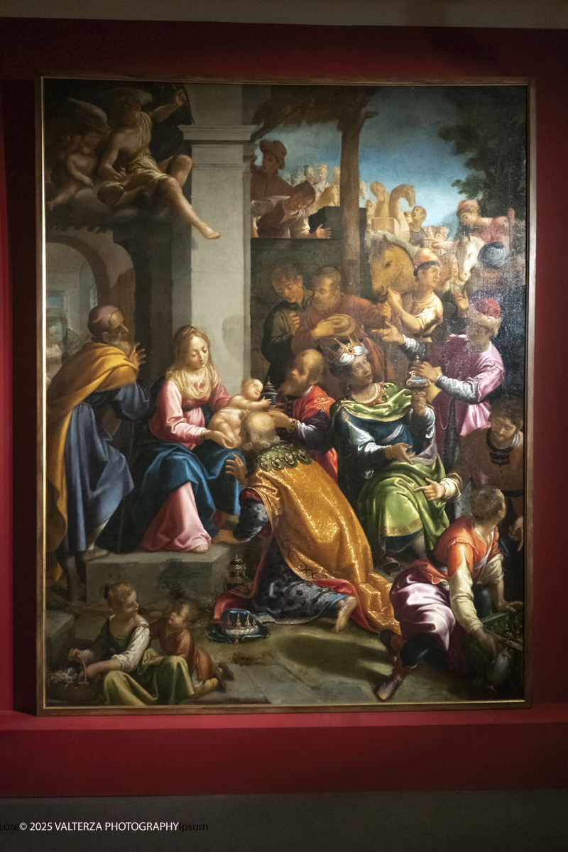 _DSF0233.jpg - 22/11720'25. Torino. Dal 22 novembre 2025 al 3 maggio 2026, le Sale Chiablese dei Musei Reali di Torino ospitano una mostra dedicata a Orazio Gentileschi (Pisa, 1563 â€“ Londra, 1639), uno dei piÃ¹ importanti artisti italiani del Seicento, la cui straordinaria qualitÃ  pittorica fu premiata da un successo in vita pari a quello di Caravaggio, Rubens e Van Dyck. Nella foto Orazio Gentileschi Adorazione dei Magi , 1610-1613