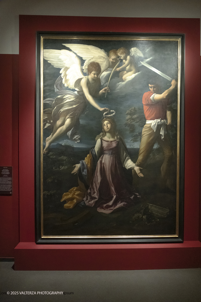 _DSF0239.jpg - 22/11720'25. Torino. Dal 22 novembre 2025 al 3 maggio 2026, le Sale Chiablese dei Musei Reali di Torino ospitano una mostra dedicata a Orazio Gentileschi (Pisa, 1563 â€“ Londra, 1639), uno dei piÃ¹ importanti artisti italiani del Seicento, la cui straordinaria qualitÃ  pittorica fu premiata da un successo in vita pari a quello di Caravaggio, Rubens e Van Dyck. Nella foto Orazio Gentileschi martirio di Santa Maria d'Alessandria, 1604-1606