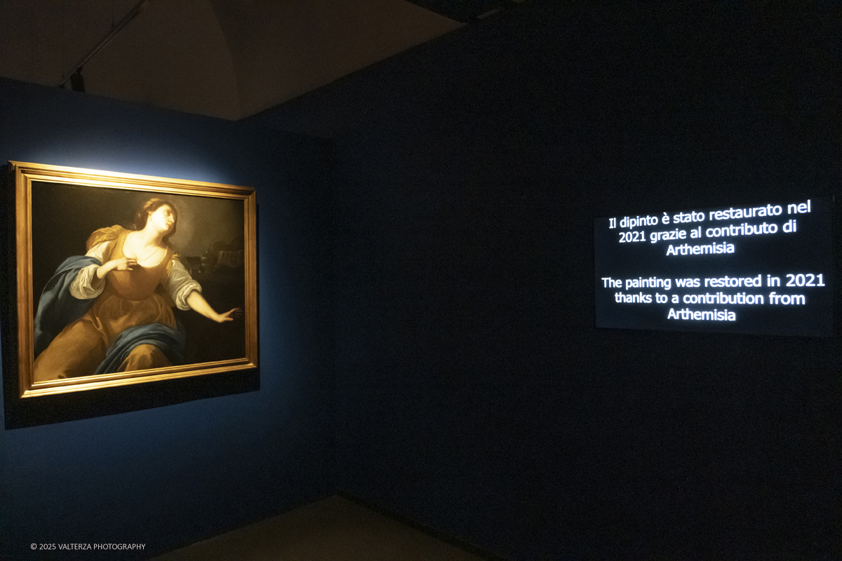 _DSF0382.jpg - 22/11720'25. Torino. Dal 22 novembre 2025 al 3 maggio 2026, le Sale Chiablese dei Musei Reali di Torino ospitano una mostra dedicata a Orazio Gentileschi (Pisa, 1563 â€“ Londra, 1639), uno dei piÃ¹ importanti artisti italiani del Seicento, la cui straordinaria qualitÃ  pittorica fu premiata da un successo in vita pari a quello di Caravaggio, Rubens e Van Dyck. Nella foto  Santa Maddalena 163o-1635