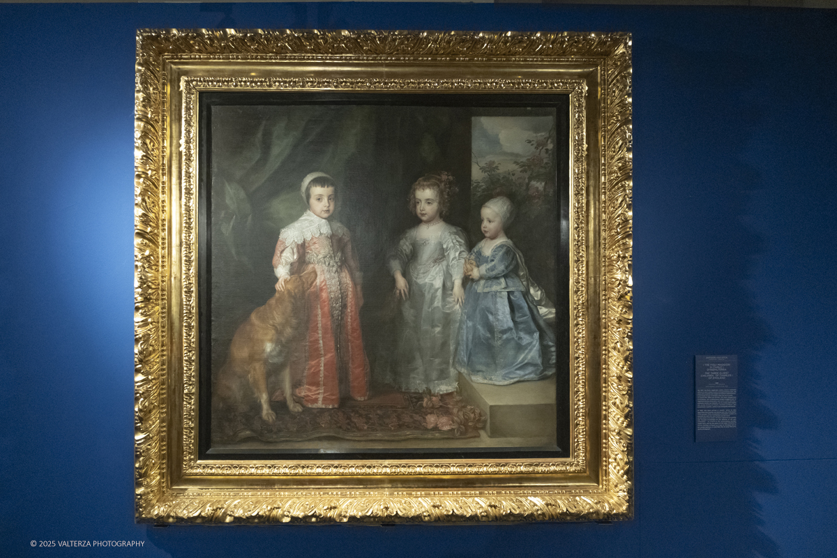 _DSF0413.jpg - 22/11720'25. Torino. Dal 22 novembre 2025 al 3 maggio 2026, le Sale Chiablese dei Musei Reali di Torino ospitano una mostra dedicata a Orazio Gentileschi (Pisa, 1563 â€“ Londra, 1639), uno dei piÃ¹ importanti artisti italiani del Seicento, la cui straordinaria qualitÃ  pittorica fu premiata da un successo in vita pari a quello di Caravaggio, Rubens e Van Dyck. Nella foto Orazio Gentileschi I tre figli maggiori di Carlo d'Inghilterra, 1635