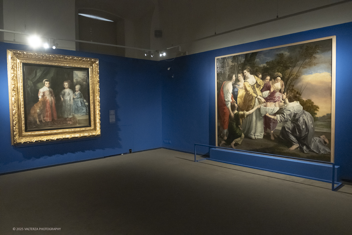 _DSF0417.jpg - 22/11720'25. Torino. Dal 22 novembre 2025 al 3 maggio 2026, le Sale Chiablese dei Musei Reali di Torino ospitano una mostra dedicata a Orazio Gentileschi (Pisa, 1563 â€“ Londra, 1639), uno dei piÃ¹ importanti artisti italiani del Seicento, la cui straordinaria qualitÃ  pittorica fu premiata da un successo in vita pari a quello di Caravaggio, Rubens e Van Dyck. Nella foto parte dell'allestimento della mostra