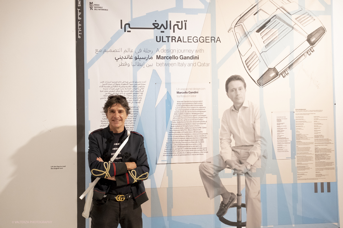 DSCF0102.jpg - 19/06/2025. Torino.    ULTRALEGGERA. A design journey with Marcello Gandini between Italy and Qatar.  Lâ€™ereditÃ  di pensiero di Marcello Gandini in una mostra a un anno dalla scomparsa del Maestro. Nella foto  Simone Carena, continuatore dello studio di Gandini