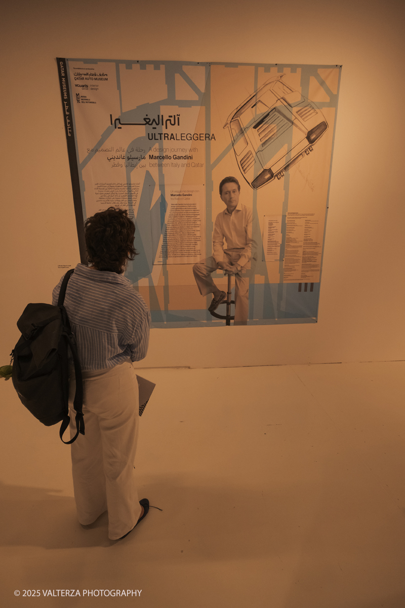 _DSF8777.jpg - 19/06/2025. Torino.    ULTRALEGGERA. A design journey with Marcello Gandini between Italy and Qatar.  Lâ€™ereditÃ  di pensiero di Marcello Gandini in una mostra a un anno dalla scomparsa del Maestro. Nella foto  in visita alla mostra