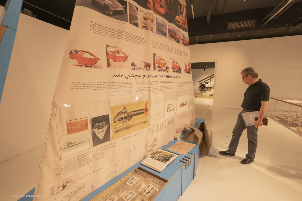 _DSF8862.jpg - 19/06/2025. Torino.    ULTRALEGGERA. A design journey with Marcello Gandini between Italy and Qatar.  Lâ€™ereditÃ  di pensiero di Marcello Gandini in una mostra a un anno dalla scomparsa del Maestro. Nella foto  in visita alla mostra