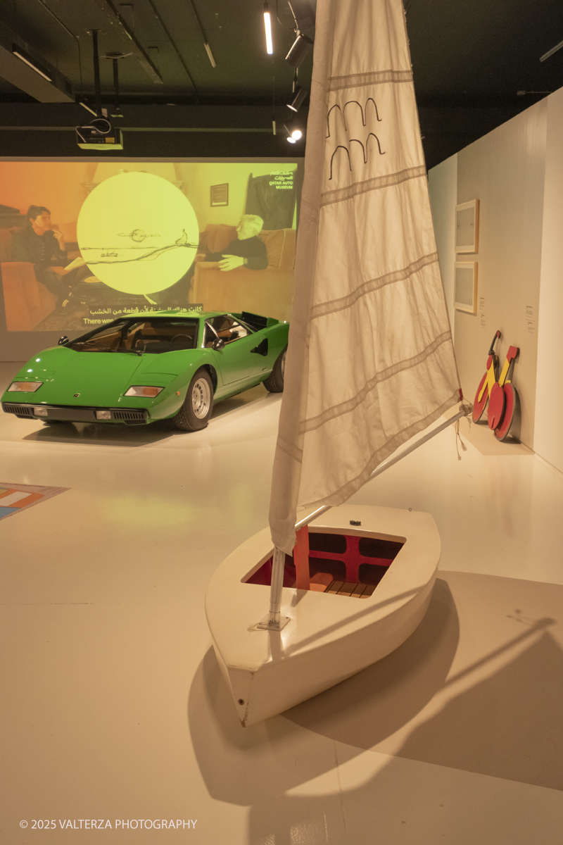 _DSF8892.jpg - 19/06/2025. Torino.    ULTRALEGGERA. A design journey with Marcello Gandini between Italy and Qatar.  Lâ€™ereditÃ  di pensiero di Marcello Gandini in una mostra a un anno dalla scomparsa del Maestro. Nella foto  parte dell'allestimento della mostra