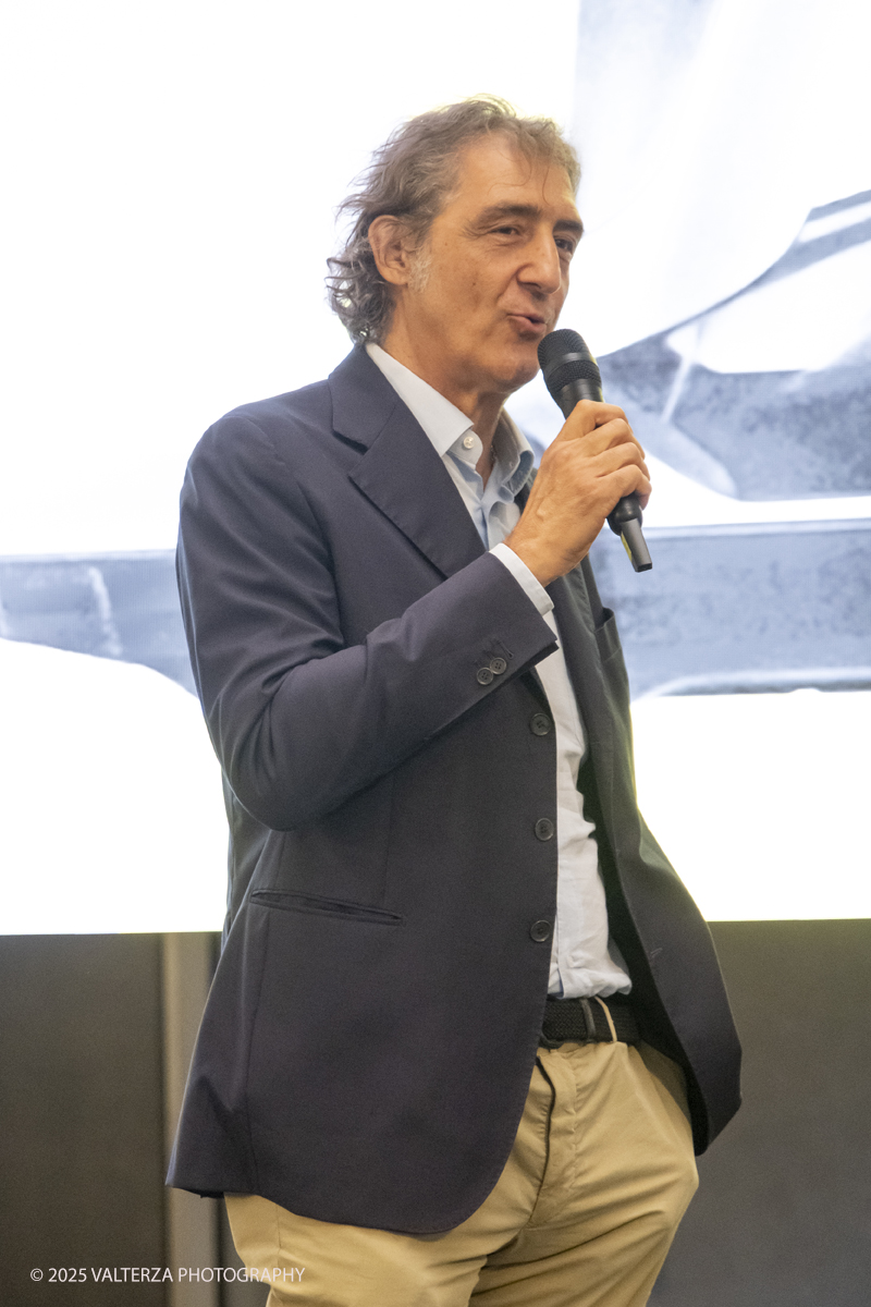 DSCF0259.jpg - 19/06/2025. Torino.    ULTRALEGGERA. A design journey with Marcello Gandini between Italy and Qatar.  Lâ€™ereditÃ  di pensiero di Marcello Gandini in una mostra a un anno dalla scomparsa del Maestro. Nella foto presentazione della mostra l'intervento del Presidente MAUTO Benedetto Camerana
