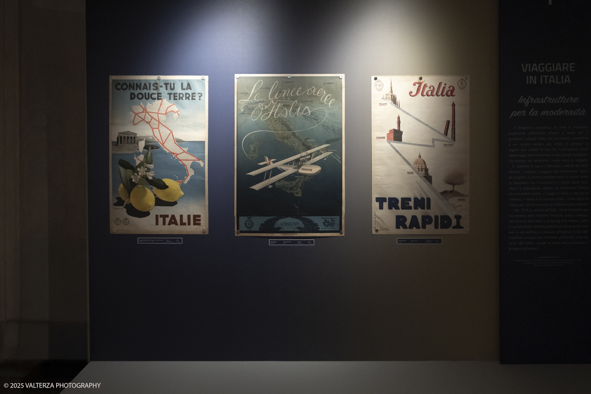 DSCF0014.jpg - Italy, February 12, 2025. Palazzo Madama â€“ Museo Civico d'Arte Antica di Torino presents the exhibition â€œVisitate lâ€™Italia! Promozione e PubblicitÃ  Turistica 1900-1950â€�, an unpublished story on the history of Italian tourism promotion.
