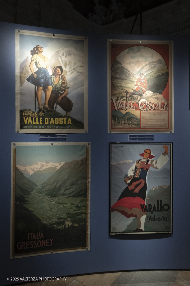 DSCF0034.jpg - Italy, February 12, 2025. Palazzo Madama â€“ Museo Civico d'Arte Antica di Torino presents the exhibition â€œVisitate lâ€™Italia! Promozione e PubblicitÃ  Turistica 1900-1950â€�, an unpublished story on the history of Italian tourism promotion.