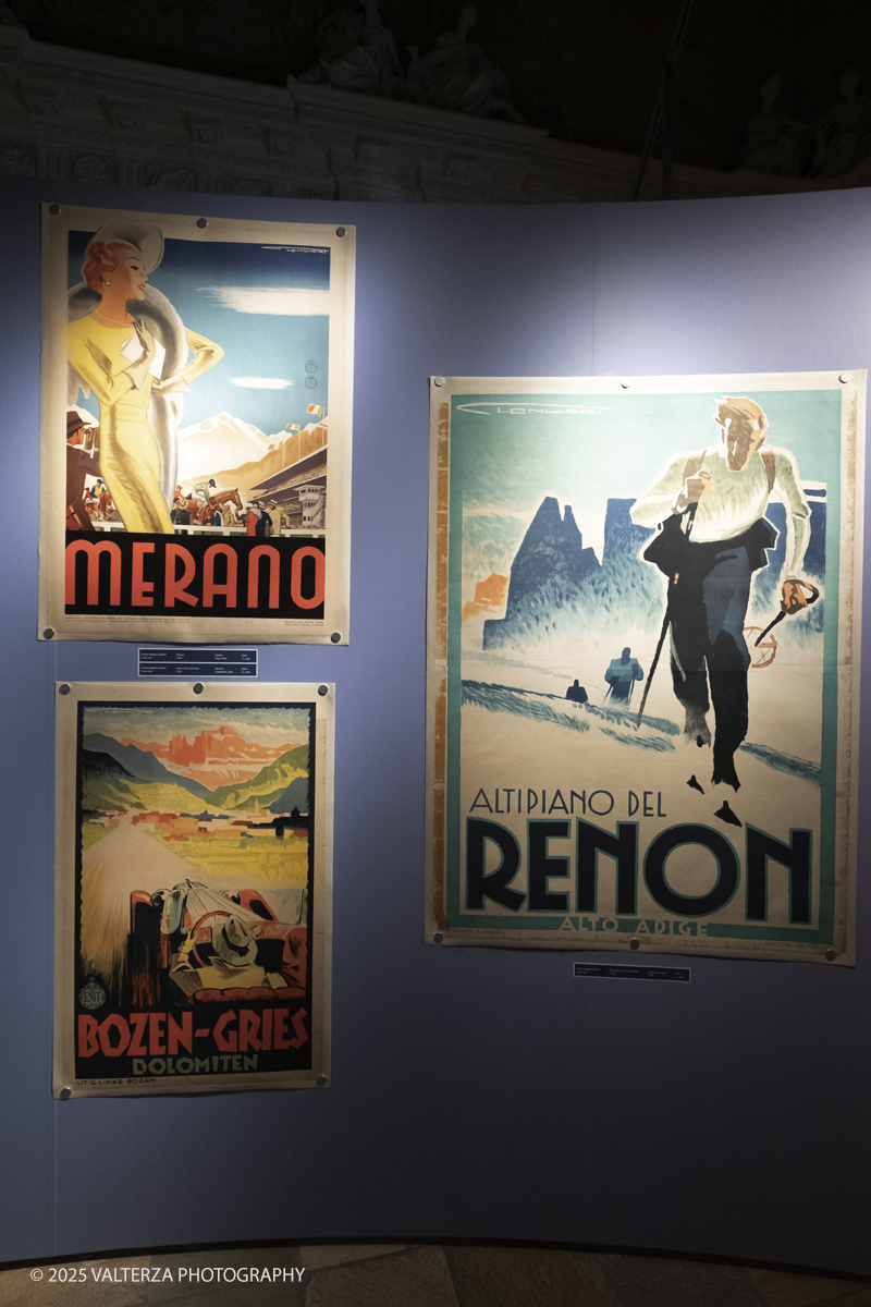 DSCF0038.jpg - Italy, February 12, 2025. Palazzo Madama â€“ Museo Civico d'Arte Antica di Torino presents the exhibition â€œVisitate lâ€™Italia! Promozione e PubblicitÃ  Turistica 1900-1950â€�, an unpublished story on the history of Italian tourism promotion.