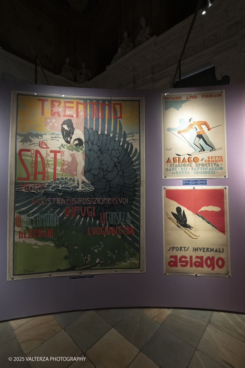 DSCF0040.jpg - Italy, February 12, 2025. Palazzo Madama â€“ Museo Civico d'Arte Antica di Torino presents the exhibition â€œVisitate lâ€™Italia! Promozione e PubblicitÃ  Turistica 1900-1950â€�, an unpublished story on the history of Italian tourism promotion.