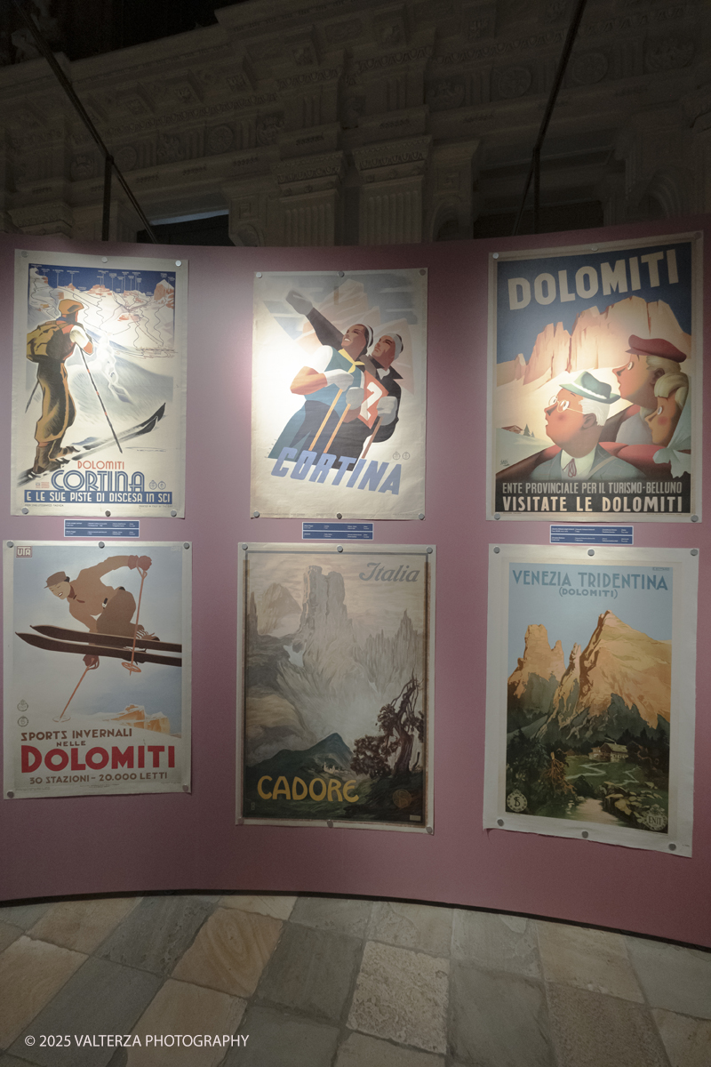 DSCF0043.jpg - Italy, February 12, 2025. Palazzo Madama â€“ Museo Civico d'Arte Antica di Torino presents the exhibition â€œVisitate lâ€™Italia! Promozione e PubblicitÃ  Turistica 1900-1950â€�, an unpublished story on the history of Italian tourism promotion.