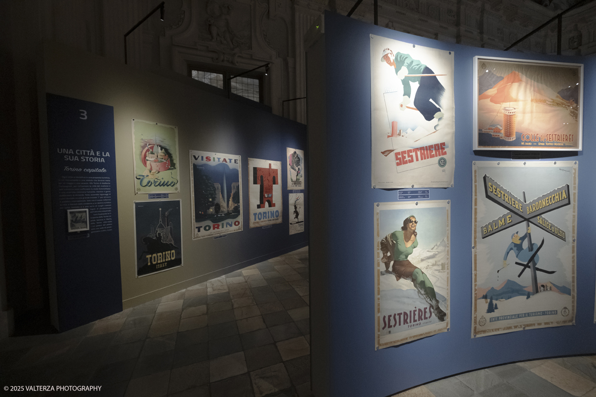 DSCF0046.jpg - Italy, February 12, 2025. Palazzo Madama â€“ Museo Civico d'Arte Antica di Torino presents the exhibition â€œVisitate lâ€™Italia! Promozione e PubblicitÃ  Turistica 1900-1950â€�, an unpublished story on the history of Italian tourism promotion.