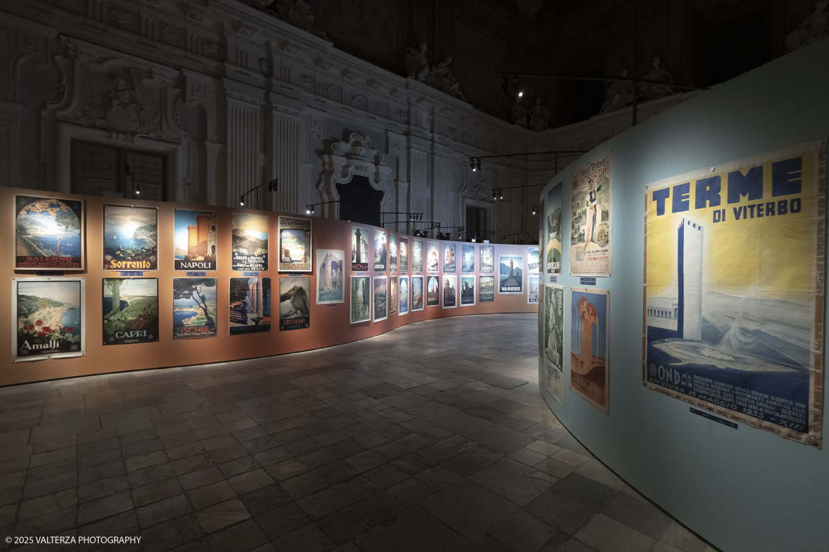 DSCF0080.jpg - Italy, February 12, 2025. Palazzo Madama â€“ Museo Civico d'Arte Antica di Torino presents the exhibition â€œVisitate lâ€™Italia! Promozione e PubblicitÃ  Turistica 1900-1950â€�, an unpublished story on the history of Italian tourism promotion.