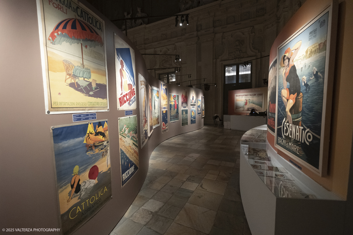 DSCF0106.jpg - Italy, February 12, 2025. Palazzo Madama â€“ Museo Civico d'Arte Antica di Torino presents the exhibition â€œVisitate lâ€™Italia! Promozione e PubblicitÃ  Turistica 1900-1950â€�, an unpublished story on the history of Italian tourism promotion.