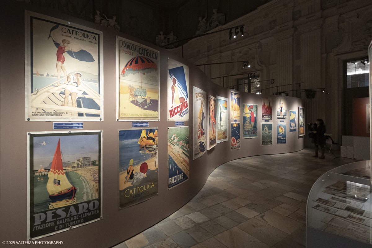 DSCF0111.jpg - Italy, February 12, 2025. Palazzo Madama â€“ Museo Civico d'Arte Antica di Torino presents the exhibition â€œVisitate lâ€™Italia! Promozione e PubblicitÃ  Turistica 1900-1950â€�, an unpublished story on the history of Italian tourism promotion.