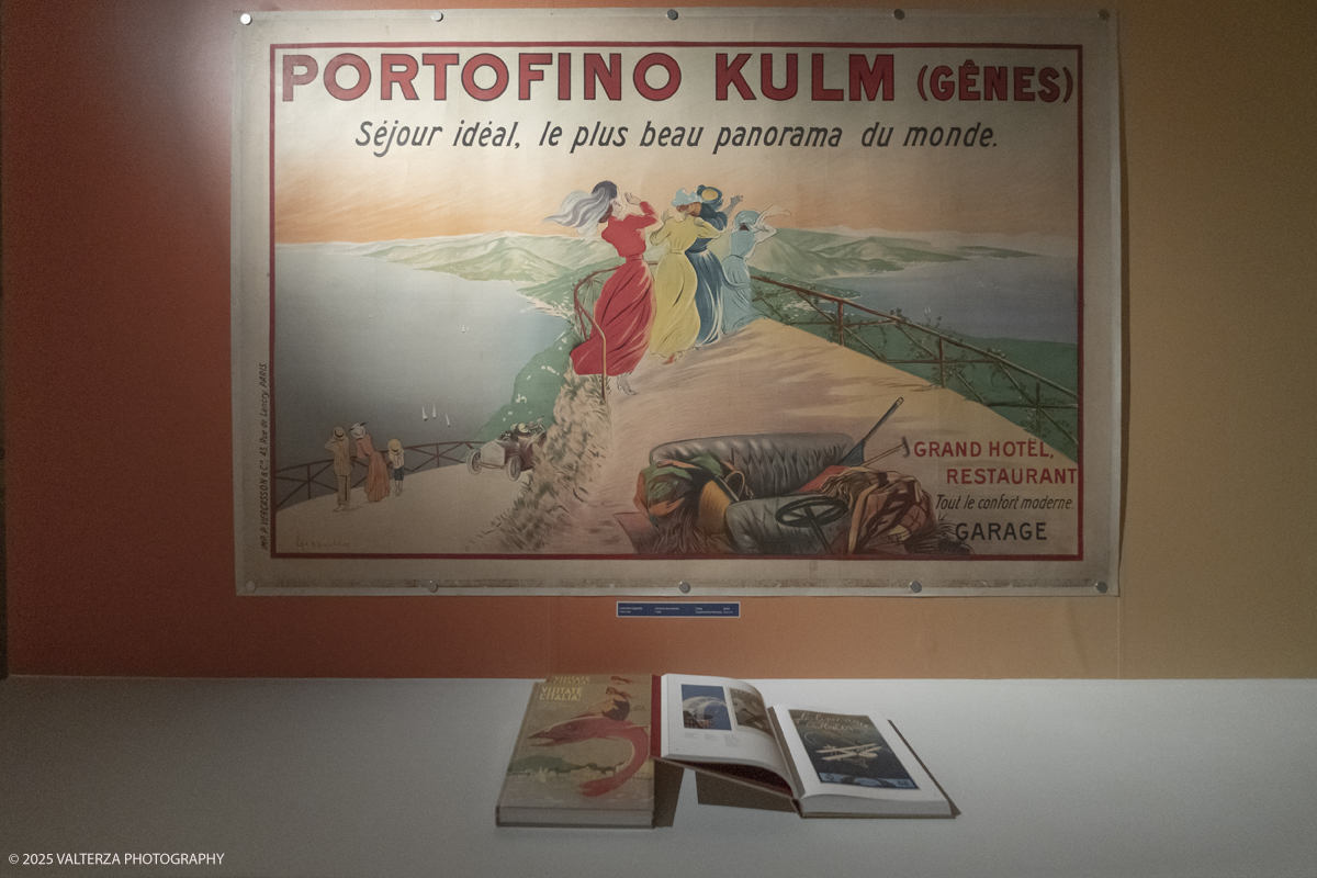 DSCF0155.jpg - Italy, February 12, 2025. Palazzo Madama â€“ Museo Civico d'Arte Antica di Torino presents the exhibition â€œVisitate lâ€™Italia! Promozione e PubblicitÃ  Turistica 1900-1950â€�, an unpublished story on the history of Italian tourism promotion. The exhibition catalogue