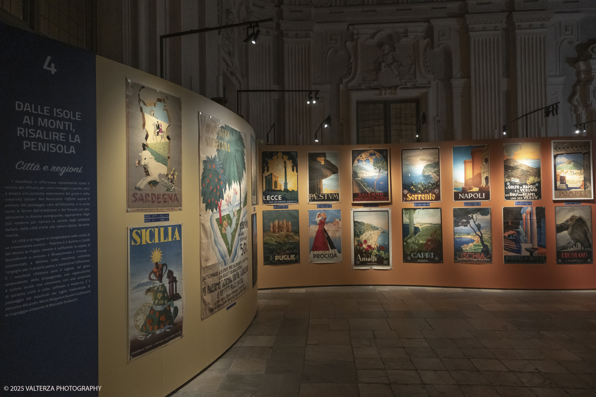 _DSF5808.jpg - Italy, February 12, 2025. Palazzo Madama â€“ Museo Civico d'Arte Antica di Torino presents the exhibition â€œVisitate lâ€™Italia! Promozione e PubblicitÃ  Turistica 1900-1950â€�, an unpublished story on the history of Italian tourism promotion.