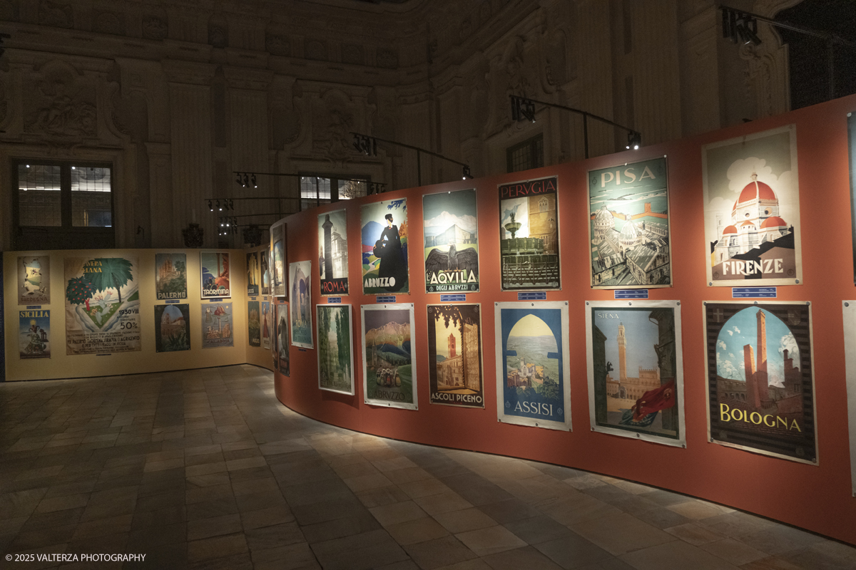 _DSF5906.jpg - Italy, February 12, 2025. Palazzo Madama â€“ Museo Civico d'Arte Antica di Torino presents the exhibition â€œVisitate lâ€™Italia! Promozione e PubblicitÃ  Turistica 1900-1950â€�, an unpublished story on the history of Italian tourism promotion.