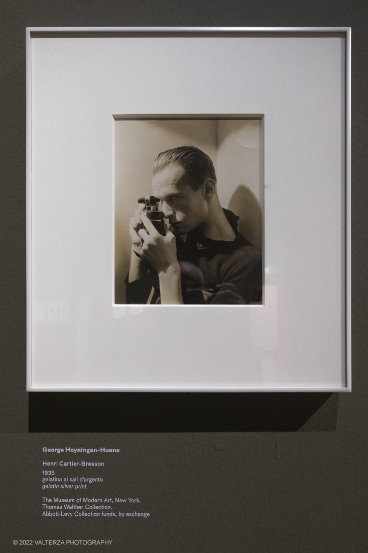 _DSF5178.jpg - 02/03/2022. Torino. La collezione Thomas Walther del Museum of Modern Art , New York. Nella foto George Hoyningen-Huene Henri Cartier-Bresson 1935