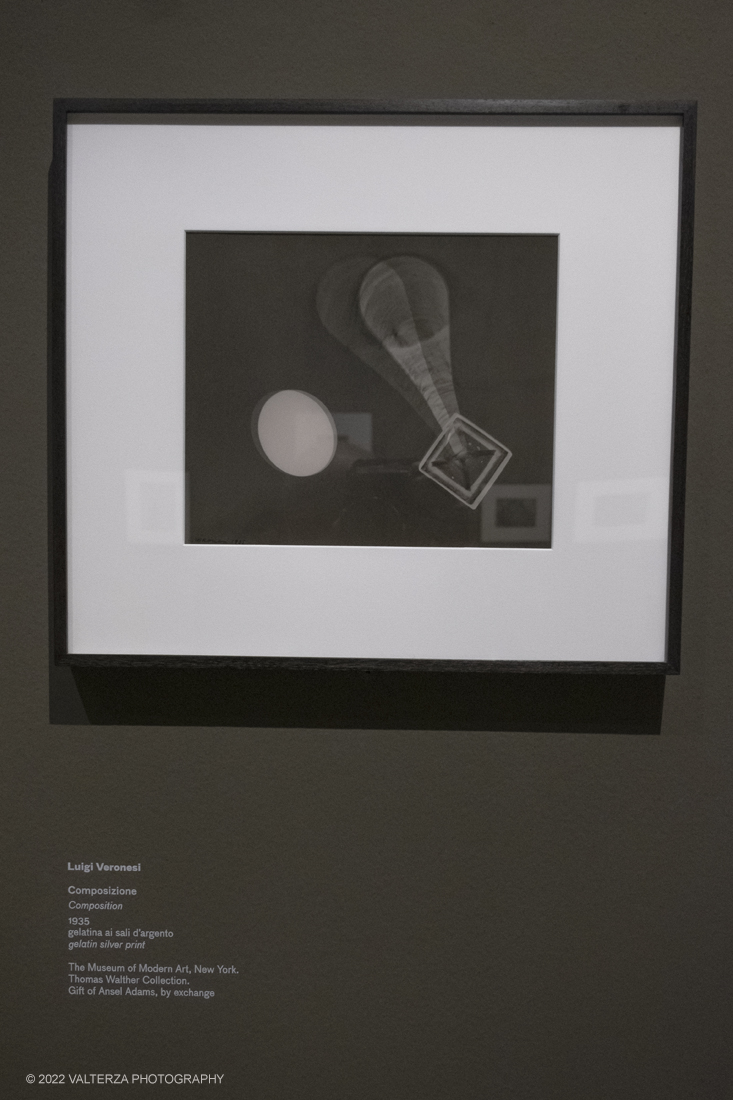 _DSF5494.jpg - 02/03/2022. Torino. La collezione Thomas Walther del Museum of Modern Art , New York. Nella foto opera di Luigi Veronesi composizione 1935