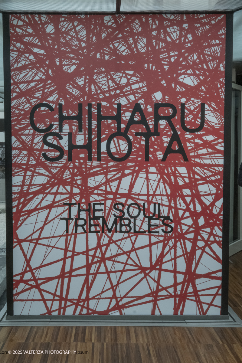 _DSF3545.jpg - 21/1072025. The Soul Trembles, la grande mostra monografica dedicata all’artista giapponese Chiharu Shiota arriva al MAO in anteprima nazionale - e per la prima volta in assoluto in un museo di arte asiatica. Nella foto l'ngresso alla mostra