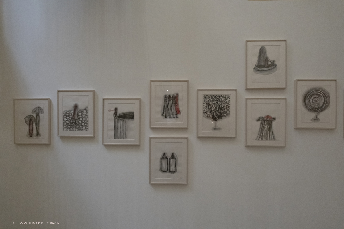 _DSF3765.jpg - 21/1072025. The Soul Trembles, la grande mostra monografica dedicata all’artista giapponese Chiharu Shiota arriva al MAO in anteprima nazionale - e per la prima volta in assoluto in un museo di arte asiatica. Nella foto  parte della installazione