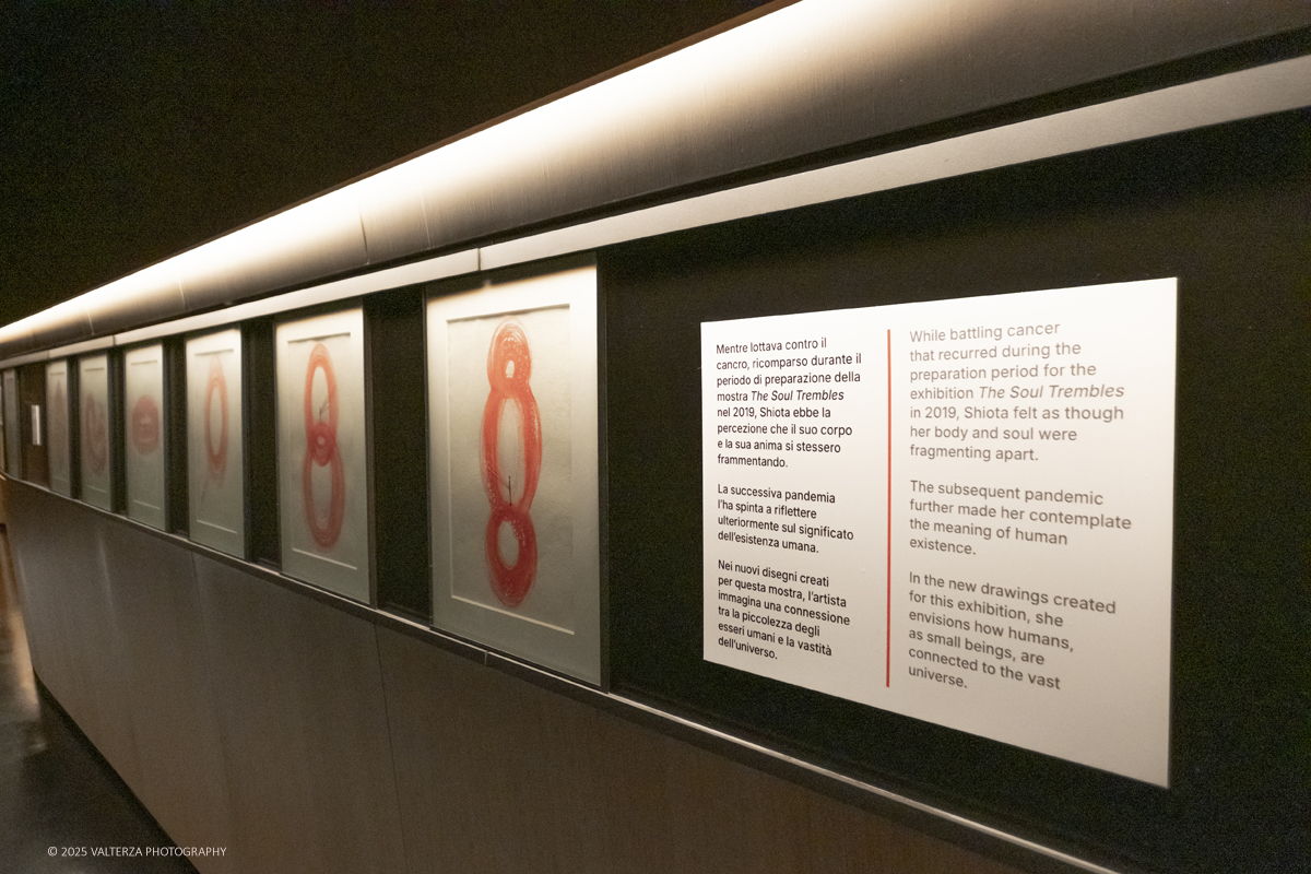 _DSF3849.jpg - 21/1072025. The Soul Trembles, la grande mostra monografica dedicata all’artista giapponese Chiharu Shiota arriva al MAO in anteprima nazionale - e per la prima volta in assoluto in un museo di arte asiatica. Nella foto parte dell'allestimento