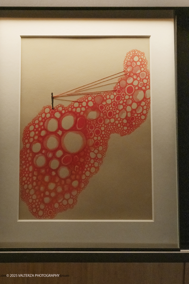 _DSF3860.jpg - 21/1072025. The Soul Trembles, la grande mostra monografica dedicata all’artista giapponese Chiharu Shiota arriva al MAO in anteprima nazionale - e per la prima volta in assoluto in un museo di arte asiatica. Nella foto opere della serie Connessi all'universo