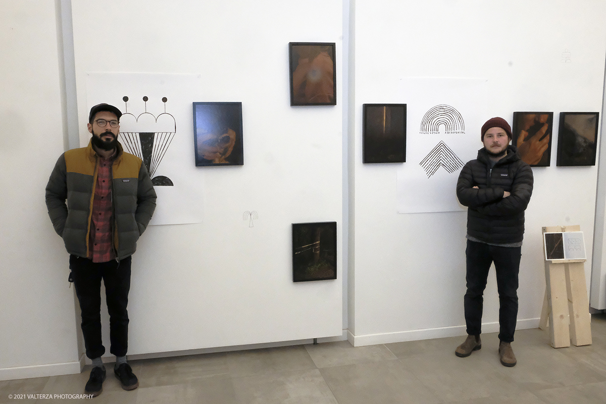 _DSF1179.jpg - 18/02/2021. Torino. Dal 18 Febbraio al 26 Marzo Il circolo del design di Torino ospita 7 progetti di 15 designer torinesi tra i 25 ed i 35 anni. Nella foto BALLAD OF WOODS AND WOUNDS , una raccolta di fotografie ed illustrazioni a cura di Tomaso Clavarino & Patrizio Anastasi