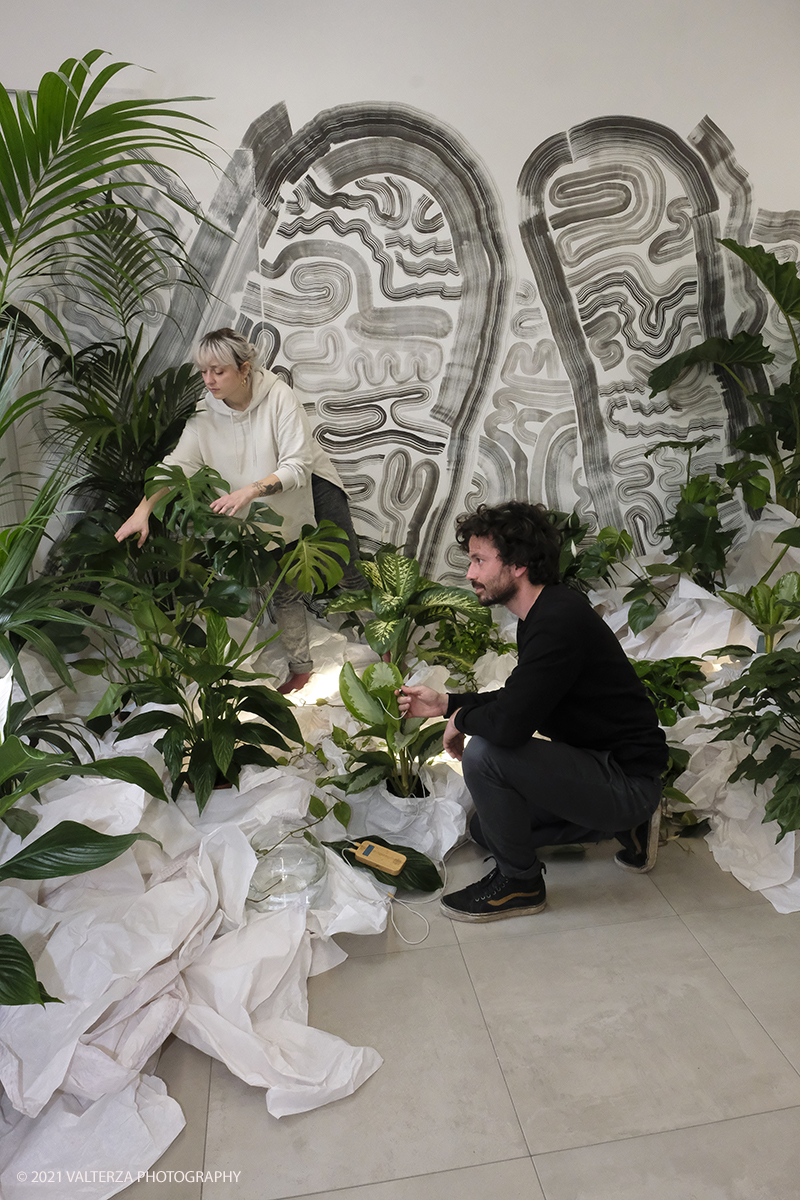 _DSF1189.jpg - 18/02/2021. Torino. Dal 18 Febbraio al 26 Marzo Il circolo del design di Torino ospita 7 progetti di 15 designer torinesi tra i 25 ed i 35 anni. Nella foto creazione di Selva Creative Studio fondato da Andrea Buzzi e Chiara Manchovas