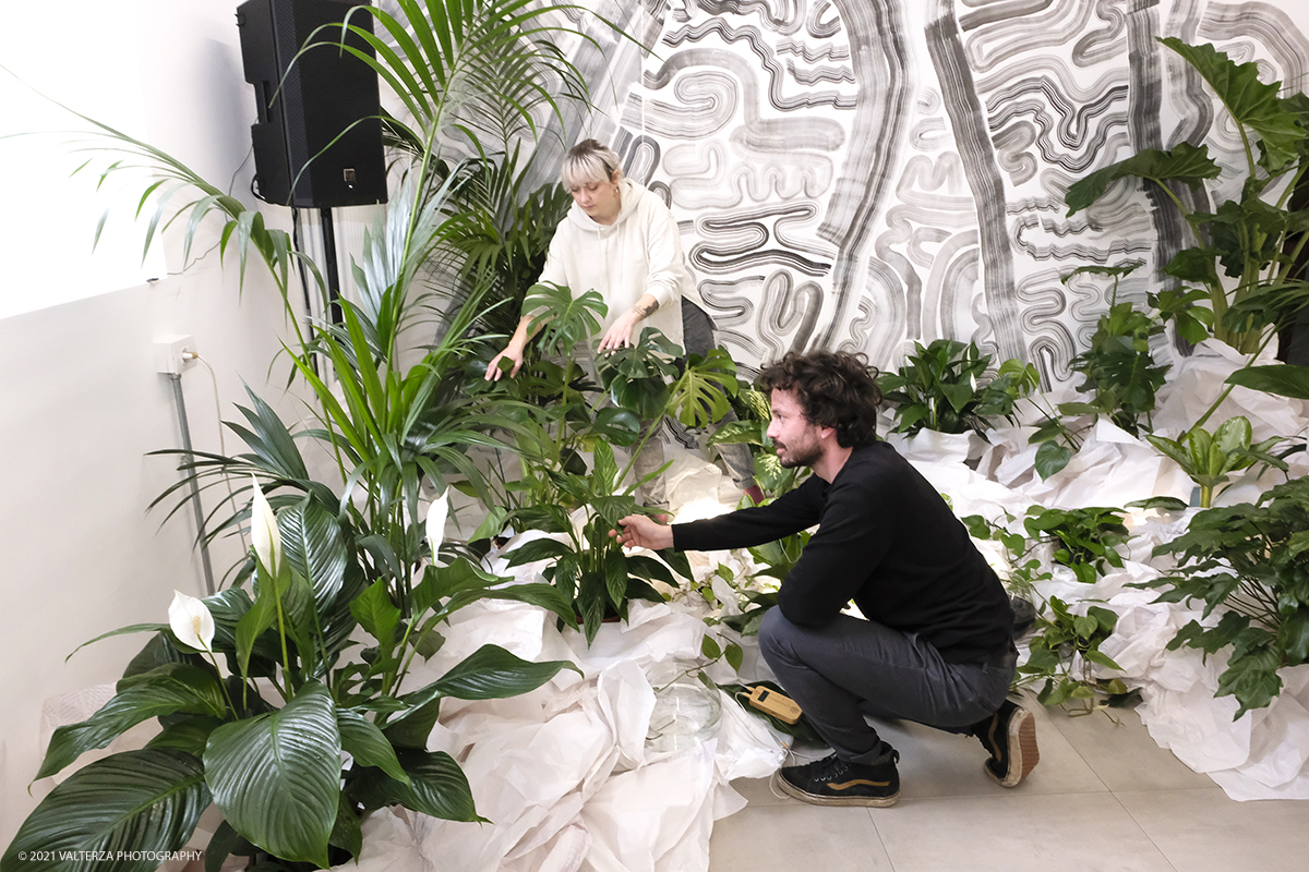 _DSF1191.jpg - 18/02/2021. Torino. Dal 18 Febbraio al 26 Marzo Il circolo del design di Torino ospita 7 progetti di 15 designer torinesi tra i 25 ed i 35 anni. Nella foto creazione di Selva Creative Studio fondato da Andrea Buzzi e Chiara Manchovas
