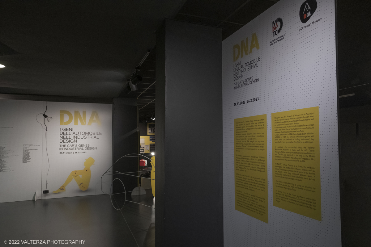 _DSF9511.jpg - 29/11/2022. Torino. Una doppia mostra realizzata dal MAUTO â€“ Museo Nazionale dellâ€™Automobile di Torino e ADI Design Museum â€“ Compasso dâ€™Oro di Milano: due sedi espositive, una a Torino    lâ€™altra a Milano, per raccontare il rapporto tra industrial design e car design, la scuola milanese e quella torinese, due cittÃ  che si guardano in modo non sempre lineare. Nella foto