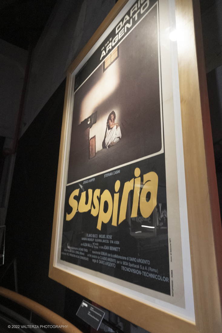 _DSF1126.jpg - 05/04/2022. Torino. Presentata la prima mostra dedicata a un grande maestro del cinema: il regista, sceneggiatore e produttore Dario Argento (Roma, 1940). Nella foto materiale del film Suspiria 1977