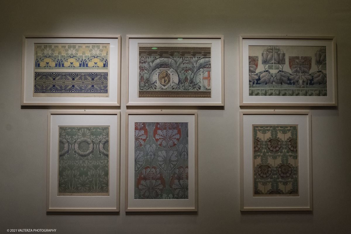 _DSF2244.jpg - 01/10/2029. Torino. L'accademia Albertina e Torino tra eccletismo e Liberty. Disegnare la cittÃ  non Ã¨ una semplice mostra ma un viaggio nella storia dellâ€™arte e dellâ€™architettura torinese che  vuole ritrovare nel passato le sinergie e le ispirazioni utili al nostro .futuro. Nella foto modelli decorativi di Giulio Casanova
