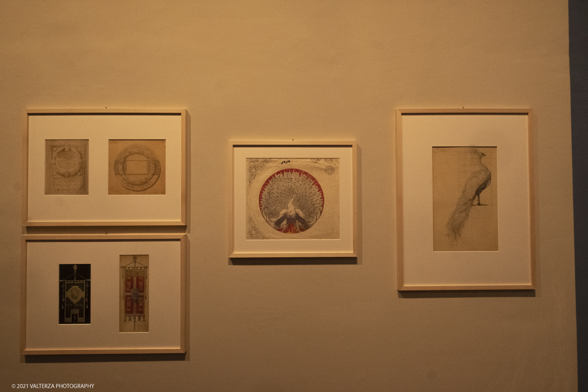 _DSF2304.jpg - 01/10/2029. Torino. L'accademia Albertina e Torino tra eccletismo e Liberty. Disegnare la cittÃ  non Ã¨ una semplice mostra ma un viaggio nella storia dellâ€™arte e dellâ€™architettura torinese che  vuole ritrovare nel passato le sinergie e le ispirazioni utili al nostro .futuro. Nella foto opere di Giulio ed Achille Casanova