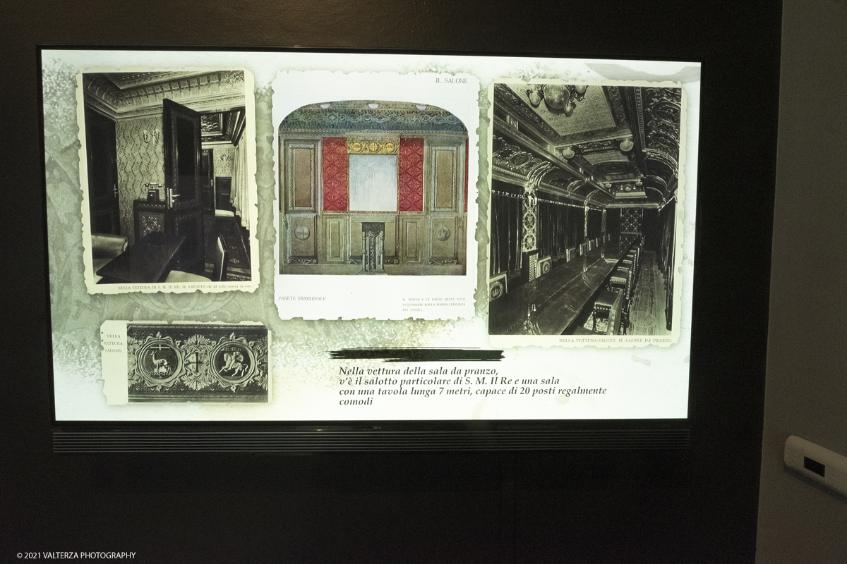 _DSF2396.jpg - 01/10/2029. Torino. L'accademia Albertina e Torino tra eccletismo e Liberty. Disegnare la cittÃ  non Ã¨ una semplice mostra ma un viaggio nella storia dellâ€™arte e dellâ€™architettura torinese che  vuole ritrovare nel passato le sinergie e le ispirazioni utili al nostro .futuro. Nella foto documentazione afferente al nuovo treno reale, 1929