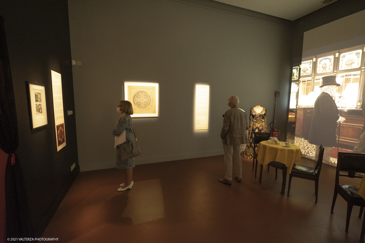 _DSF2402.jpg - 01/10/2029. Torino. L'accademia Albertina e Torino tra eccletismo e Liberty. Disegnare la cittÃ  non Ã¨ una semplice mostra ma un viaggio nella storia dellâ€™arte e dellâ€™architettura torinese che  vuole ritrovare nel passato le sinergie e le ispirazioni utili al nostro .futuro. Nella foto visita alla mostra