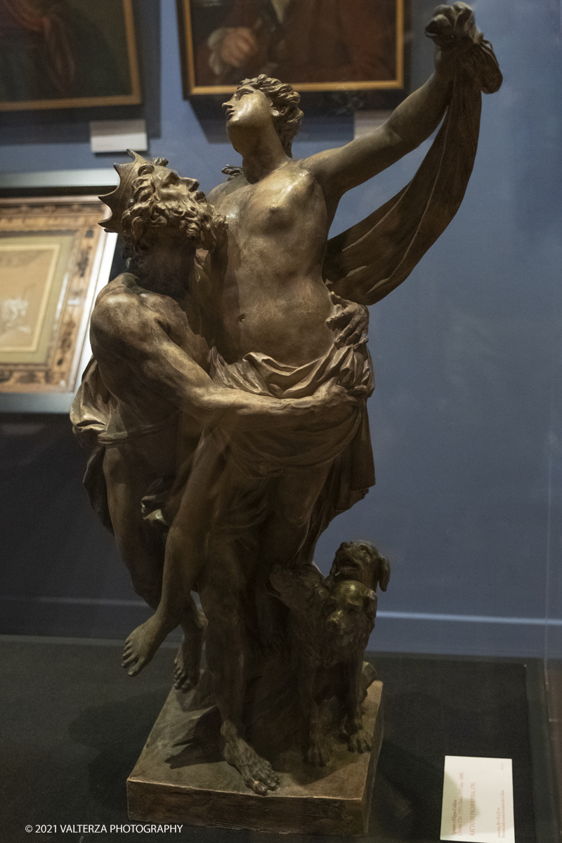 _DSF9602.jpg - 01/10/2029. Torino. L'accademia Albertina e Torino tra eccletismo e Liberty. Disegnare la cittÃ  non Ã¨ una semplice mostra ma un viaggio nella storia dellâ€™arte e dellâ€™architettura torinese che  vuole ritrovare nel passato le sinergie e le ispirazioni utili al nostro .futuro. Nella foto Ratto di Proserpina,1781 opera di Ignazio e Filippo Collina