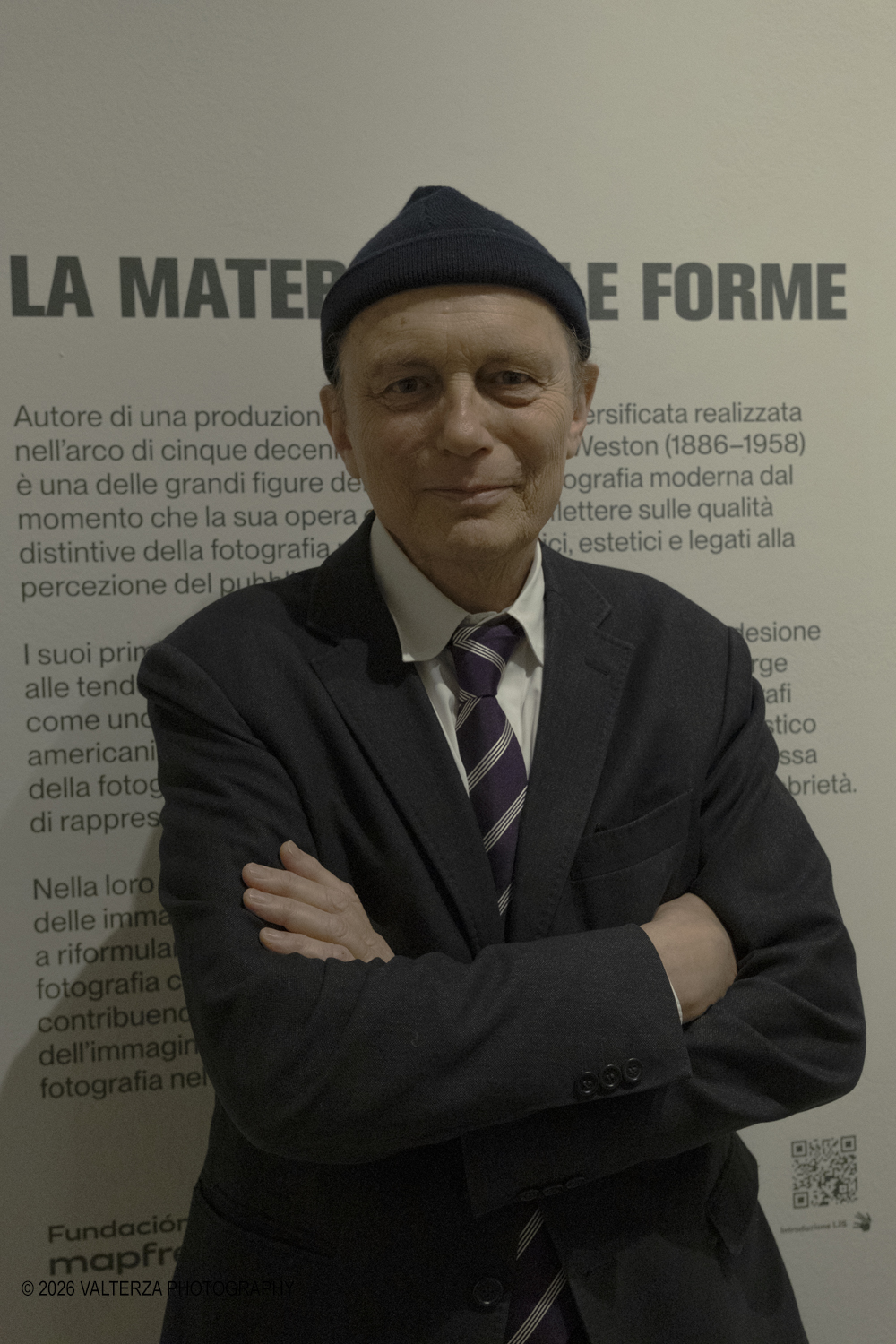 DSCF0532.jpg - 11/02/2026. Torino. CAMERA | EDWARD WESTON. La materia delle forme. Con una selezione di 171 immagini, molte delle quali vintage, il percorso espositivo â€“ curato da SÃ©rgio Mah â€“ si configura come unâ€™ampia antologia che ripercorre tutte le fasi della produzione di Edward Weston (Illinois, 1886 - California, 1958)  Nella foto FranÃ§ois HÃ©bel, nuovo Direttore Artistico di CAMERA