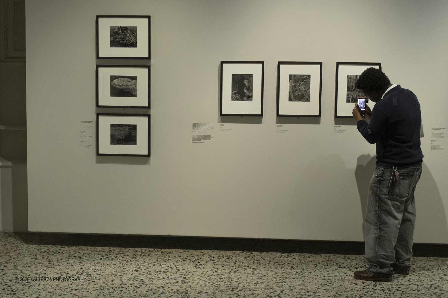 DSCF0582.jpg - 11/02/2026. Torino. CAMERA | EDWARD WESTON. La materia delle forme. Con una selezione di 171 immagini, molte delle quali vintage, il percorso espositivo â€“ curato da SÃ©rgio Mah â€“ si configura come unâ€™ampia antologia che ripercorre tutte le fasi della produzione di Edward Weston (Illinois, 1886 - California, 1958)  Nella foto in visita alla mostra