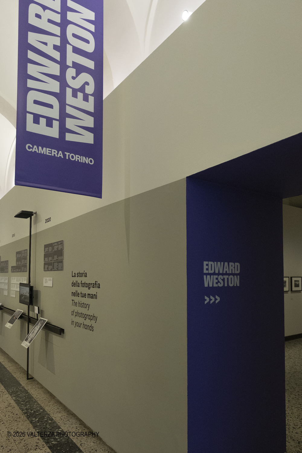 DSCF0605.jpg - 11/02/2026. Torino. CAMERA | EDWARD WESTON. La materia delle forme. Con una selezione di 171 immagini, molte delle quali vintage, il percorso espositivo â€“ curato da SÃ©rgio Mah â€“ si configura come unâ€™ampia antologia che ripercorre tutte le fasi della produzione di Edward Weston (Illinois, 1886 - California, 1958)  Nella foto ingresso alla mostra