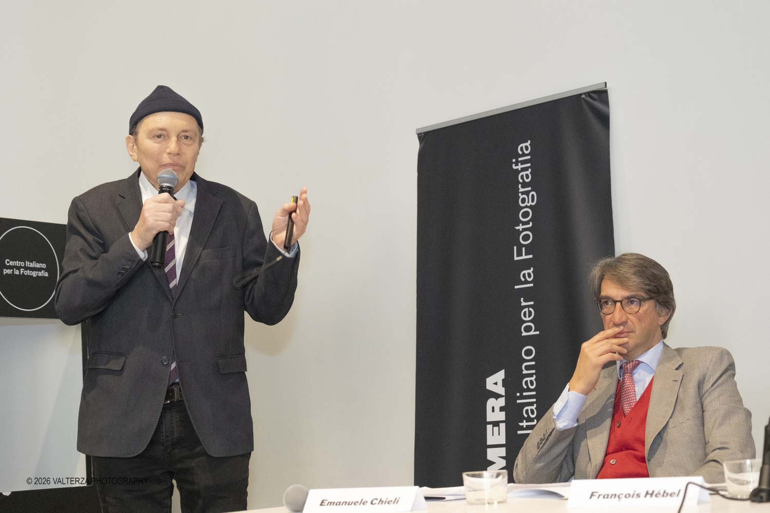 DSCF0821.jpg - 11/02/2026. Torino. CAMERA | EDWARD WESTON. La materia delle forme. Con una selezione di 171 immagini, molte delle quali vintage, il percorso espositivo â€“ curato da SÃ©rgio Mah â€“ si configura come unâ€™ampia antologia che ripercorre tutte le fasi della produzione di Edward Weston (Illinois, 1886 - California, 1958)  Nella foto conferenza stampa , l'intervento di FranÃ§ois HÃ©bel  ad illustrare il programma del 2026