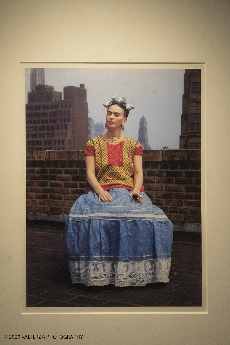 _DSF1644.jpg - 31/01/2020. Torino. " Frida Kahlo through the lens of Nickolas Murray" .Un viaggio emozionale nella vita dell'icona mondiale Frida Kahlo. Un percorso per conoscere la donna, viverla e comprendere la sua essenza, fatta di forza, coraggio, talento e un immenso amore. Una mostra evento per la prima volta in Europa. Nella foto