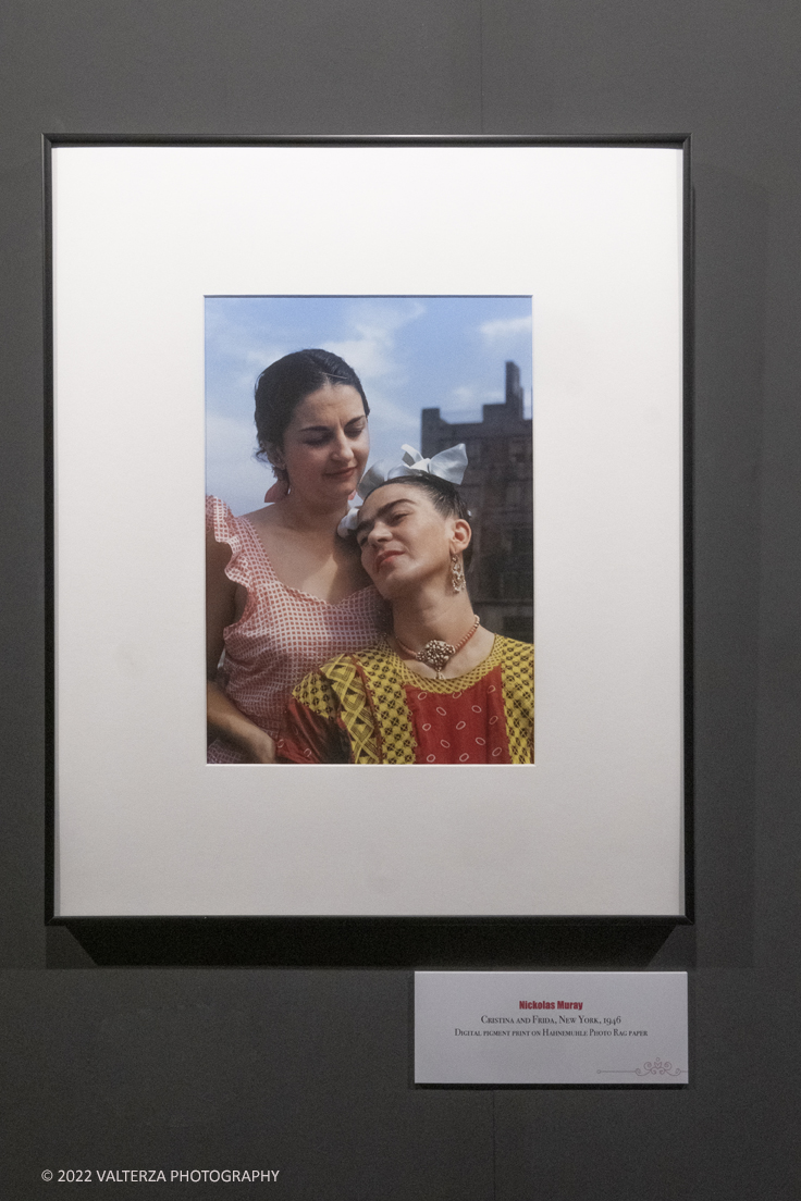 _DSF6516.jpg - 11/03/2022. Torino. La mostra -evento Frida-Kahlo Trough the lens of  Nicholas Muray. Un viaggio emozionale nella vita dell'icona mondiale Frida Kahlo.. Nella foto immagine di Nickolas Muray