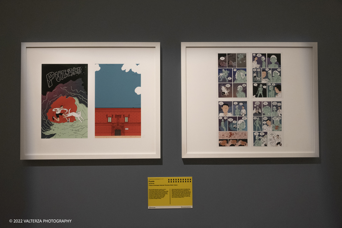 _DSF0578.jpg - 17/05/2022. Torino. Curata da Mattia Morandi, Chiara Palmieri e Simona Cardinali, la mostra si ispira al fumetto di Lorena Canottiere â€œIo piÃ¹ fanciullo non sonoâ€�, ambientato proprio nei Musei Reali, e che vede come protagonista il principe Eugenio di Savoia-Soissons. Il â€œfilosofo guerrieroâ€�, come lo definÃ¬ Rousseau, e colto collezionista dâ€™arte, che contribuÃ¬ ad arricchire le stanze dei Musei Reali