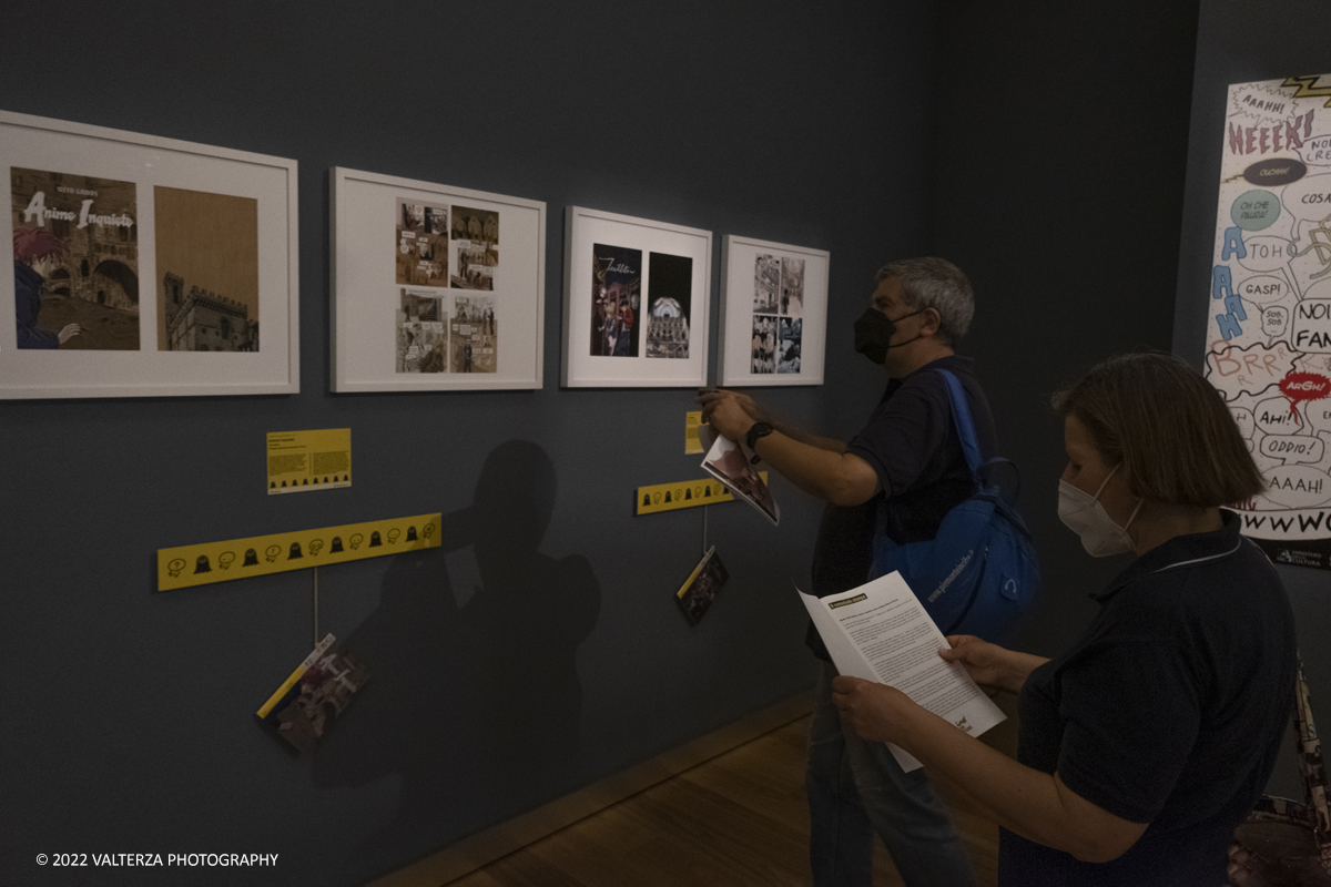 _DSF0767.jpg - 17/05/2022. Torino. Curata da Mattia Morandi, Chiara Palmieri e Simona Cardinali, la mostra si ispira al fumetto di Lorena Canottiere â€œIo piÃ¹ fanciullo non sonoâ€�, ambientato proprio nei Musei Reali, e che vede come protagonista il principe Eugenio di Savoia-Soissons. Il â€œfilosofo guerrieroâ€�, come lo definÃ¬ Rousseau, e colto collezionista dâ€™arte, che contribuÃ¬ ad arricchire le stanze dei Musei Reali